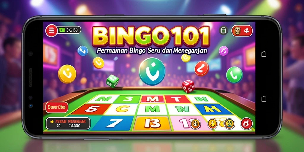 Tampilan gameplay seru di BINGO101 dengan banyak pemain.