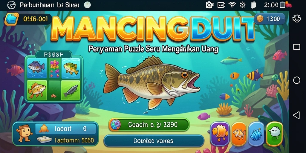 Tampilan gameplay MANCINGDUIT yang seru dan penuh tantangan.