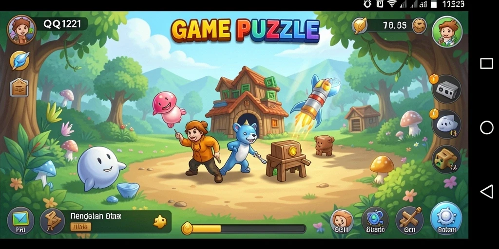 Tampilan gameplay <strong>QQ1221</strong> yang menarik dan menantang.