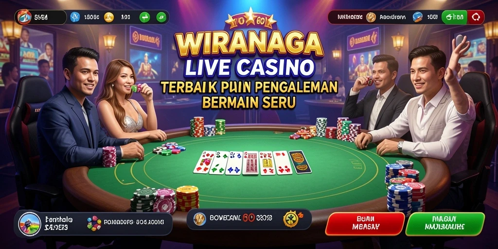 Tampilan gameplay menakjubkan di WIRANAGA dengan dealer profesional.